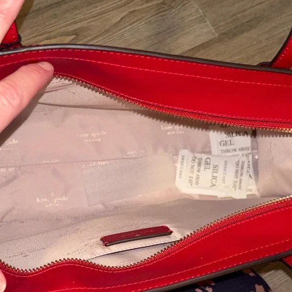 Kate Spade Kenzie Red Limited Edition Zip Top Tote - Picture 5 of 6